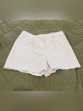 Banana Republic Light Lavender Cotton Tailored Shorts Size 8 (M)
